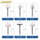 AZDENT 12PCS/Box Dental Composite Polishing Kit RA 2.35mm Polisher for Low Speed Hanpiece Porcelain Natural Teeth Nail Polishing - Health and Wellness Innovations