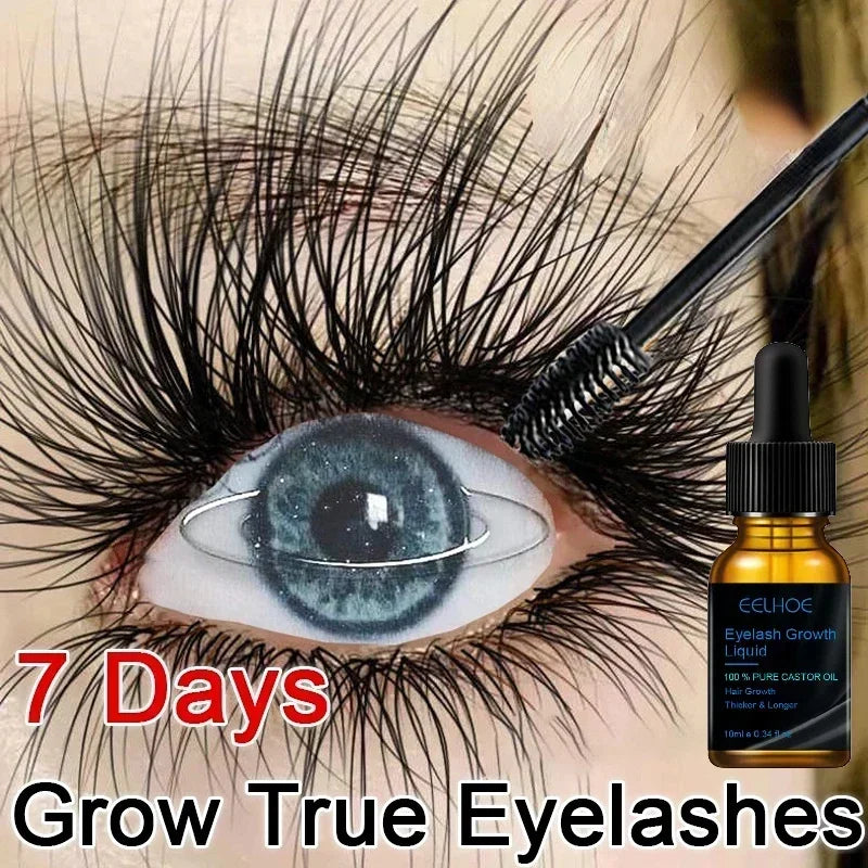 7Days Eyelash Fast Grow Serum Lengthen Thicken Natural Curl Enlargement Voluminous Eyelash Growth Natural Eyelashes Growth Serum - Health and Wellness Innovations