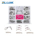 Dental Sectional Contoured Metal Matrices Matrix with Springclip No.1.330 Band Resin Clamping/Seperating Ring Dentist Tools - Health and Wellness Innovations
