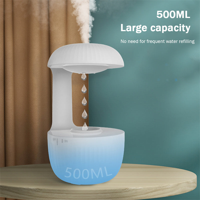 Anti-gravity Air Humidifier Mute Countercurrent Humidifier Levitating Water Drops Cool Mist Maker Fogger Relieve Fatigue - Health and Wellness Innovations