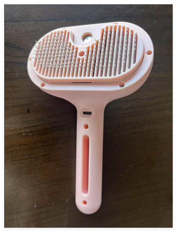 Pet Comb Self Cleaning Pets Hair Remover Brush For Dogs Grooming Tools Dematting Comb Built-in Mist Humidifier Pet Products - Health and Wellness Innovations