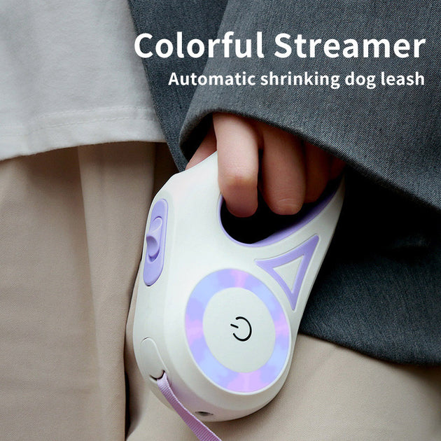 Dog Leash Retractable Leash And Dog Collar Spotlight Automatic Pet Dog Cat Traction Rope For Small Medium Dogs Pet Product - Health and Wellness Innovations