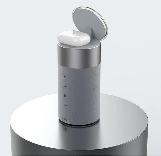 3 In 1 Multi-Function IPhone And AirPods Wireless Charger Portable Bluetooth Speaker With Touch Lamp For Home And Office - Health and Wellness Innovations