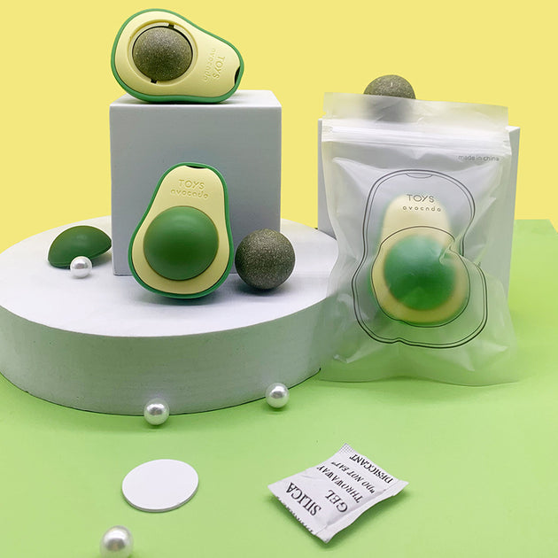 Avocado Cat Mint Multifunctional Catnip Toy 360 Rotating Self-healing Artifact Pet Supplies - Health and Wellness Innovations