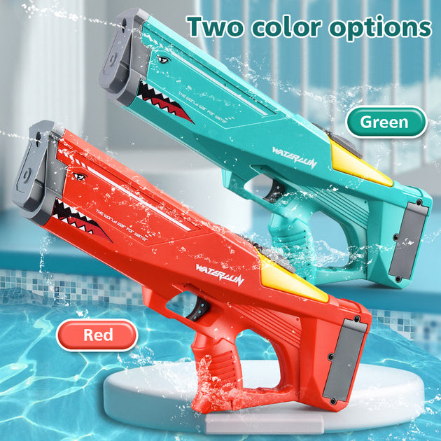 Automatic Electric Water Gun Toys Shark High Pressure Outdoor Summer Beach Toy Kids Water Fight Pool Party Water Toy - Health and Wellness Innovations