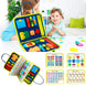 New Busy Book Children's Busy Board Dressing And Buttoning Learning Baby Early Education Preschool Sensory Learning Toy - Health and Wellness Innovations