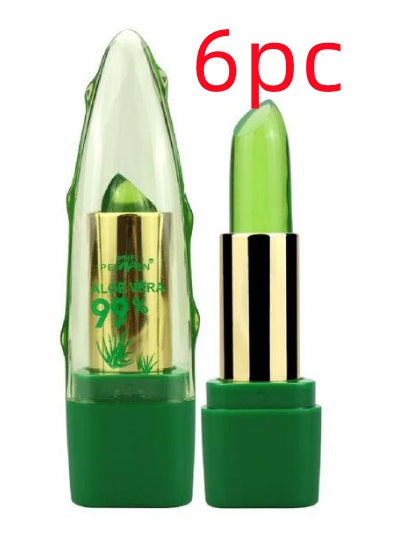 Aloe Vera Gel Color Changing Lipstick Gloss  Moisturizer Anti-drying Desalination Fine-grain Lip Blam Care - Health and Wellness Innovations