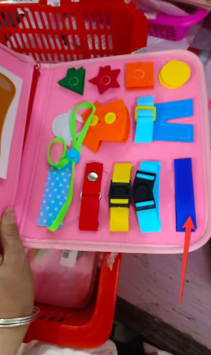 New Busy Book Children's Busy Board Dressing And Buttoning Learning Baby Early Education Preschool Sensory Learning Toy - Health and Wellness Innovations