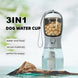 Dog Water Cup Drinking Food Garbage Bag Three-in-one Portable Small Multi-functional Pet Cups Pets Supplies - Health and Wellness Innovations