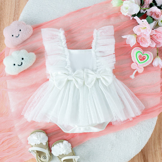 Jumpsuit Baby Net Skirt Princess Poris Dress Baby Skirt Baby Body Pants Jumpsuit - Health and Wellness Innovations
