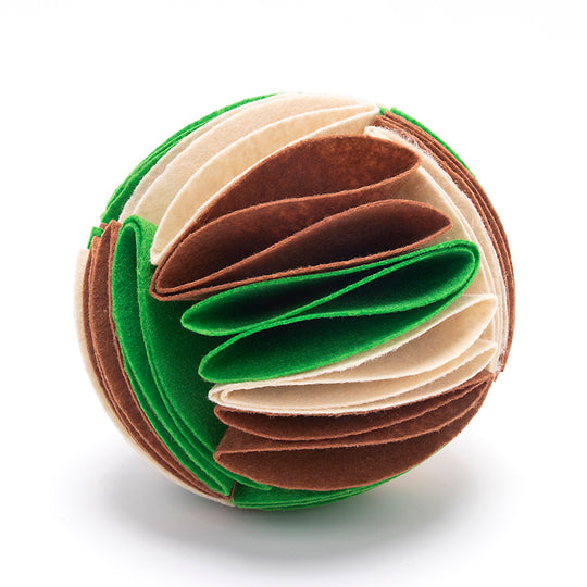 Foldable Dog Snuffle Ball Dog Training Toys Increase IQ Pet Cat Training Games Feeding Intelligence Toy - Health and Wellness Innovations