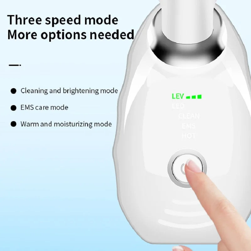 Neck Face Beauty Device Colorful LED Photon Therapy Skin Tighten Reduce Double Chin Anti Wrinkle Remove Lifting Massager - Health and Wellness Innovations