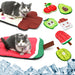 Dog Cooling Mat Pet Beds Cat Rug Ice Silk Pet Self Cooling Pad Blanket Summer Washable Oxford Farbric Cooling Down Summer Fruit - Health and Wellness Innovations