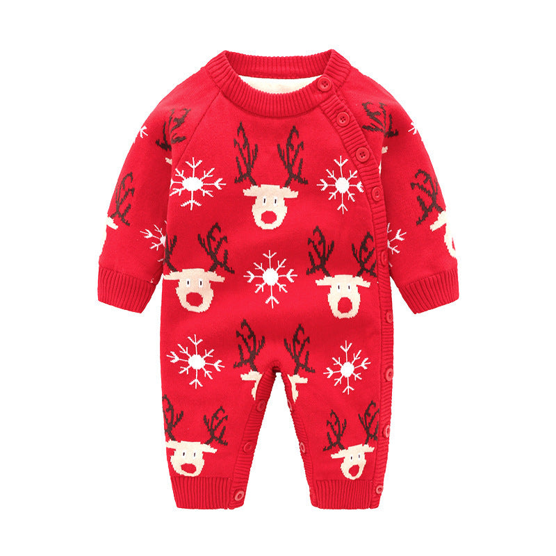 Newborn Baby Clothes Baby Crawling Clothes Thickening Out Baby Harness - Health and Wellness Innovations