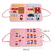New Busy Book Children's Busy Board Dressing And Buttoning Learning Baby Early Education Preschool Sensory Learning Toy - Health and Wellness Innovations