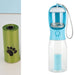 Portable Cat Dog Water Bottle Food Feeder Drinker Poop Dispenser 3 In 1 Leak-proof Multifunctional Dog Water Bottle Pet Products - Health and Wellness Innovations