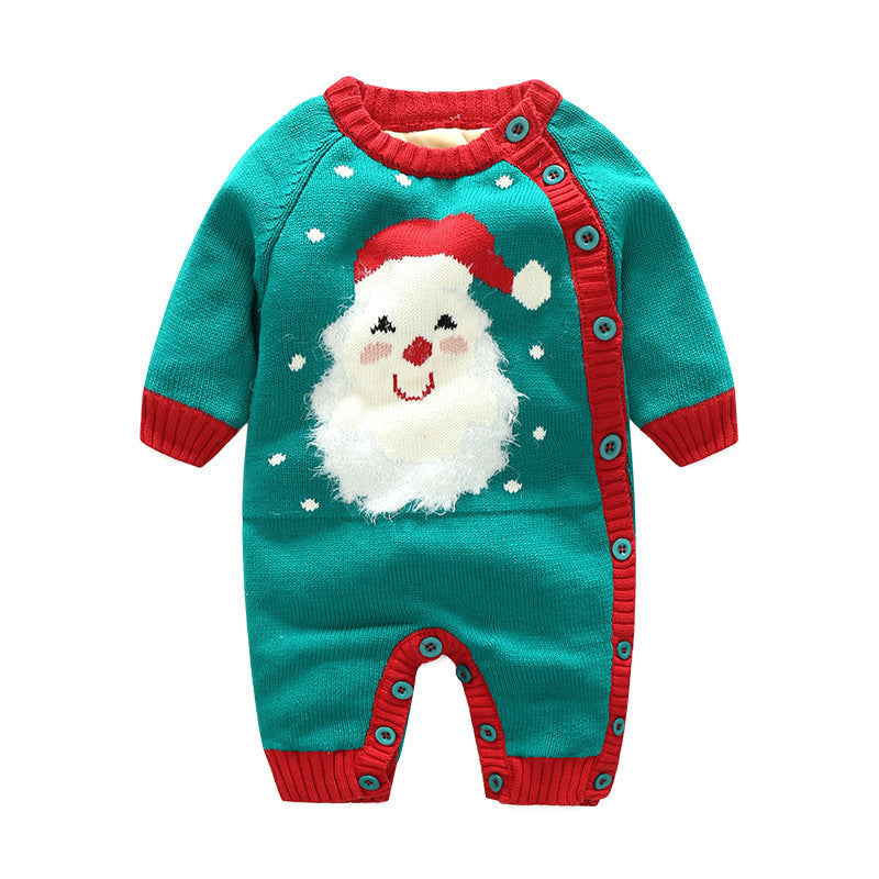 Newborn Baby Clothes Baby Crawling Clothes Thickening Out Baby Harness - Health and Wellness Innovations