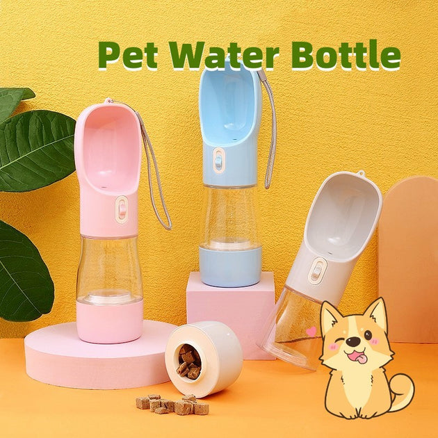 Pet Dog Water Bottle Feeder Bowl Portable Water Food Bottle Pets Outdoor Travel Drinking Dog Bowls Water Bowl For Dogs - Health and Wellness Innovations
