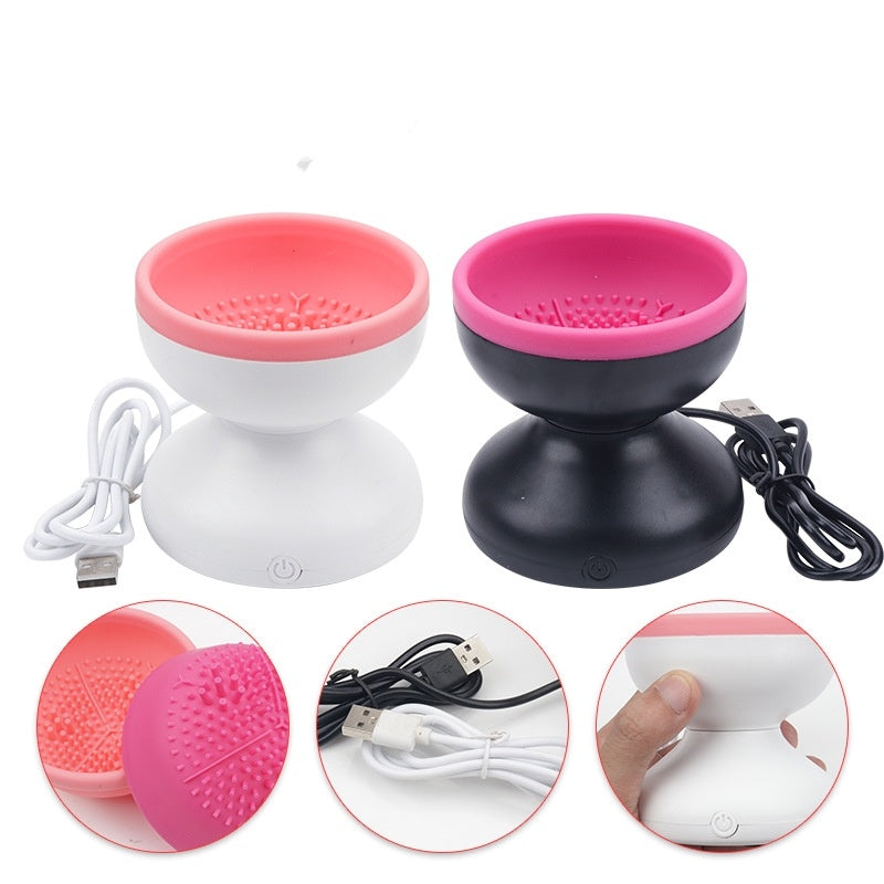 Electric Makeup Brush Cleaner Machine Portable Automatic USB Cosmetic Brush Cleaner Tools For All Size Beauty Makeup Brushes Set - Health and Wellness Innovations
