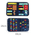 New Busy Book Children's Busy Board Dressing And Buttoning Learning Baby Early Education Preschool Sensory Learning Toy - Health and Wellness Innovations
