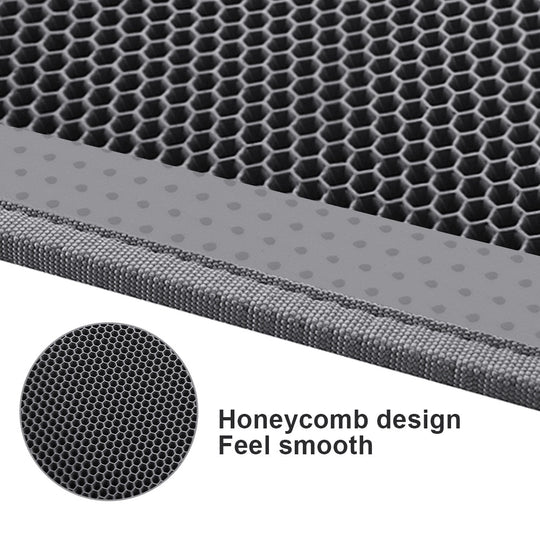 Kitty Cat Litter Mat Trapping Honeycomb Double Layer Design Waterproof Double Layer EVA Cat Litter Pad Waterproof Non-slip Sand Basin Filter Kitten Dog Washable Mattress - Health and Wellness Innovations