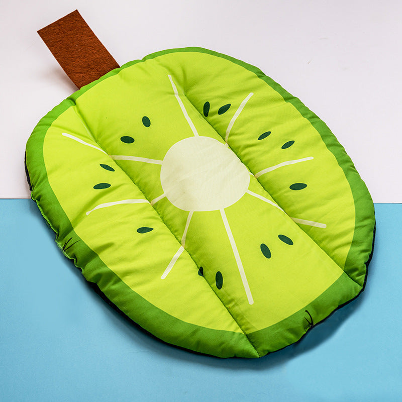 Dog Cooling Mat Pet Beds Cat Rug Ice Silk Pet Self Cooling Pad Blanket Summer Washable Oxford Farbric Cooling Down Summer Fruit - Health and Wellness Innovations