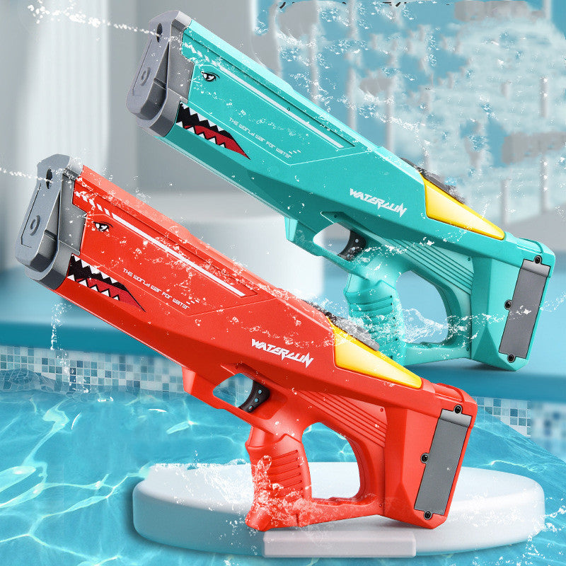 Automatic Electric Water Gun Toys Shark High Pressure Outdoor Summer Beach Toy Kids Water Fight Pool Party Water Toy - Health and Wellness Innovations