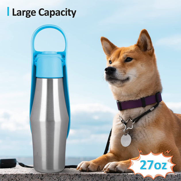New Portable Pet Dog Water Bottle Soft Silicone Leaf Design For Dog Pets Outdoor Travel Drinking Bowls Water Dispenser - Health and Wellness Innovations
