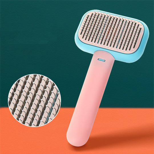 New Pet Cat Dog Hair Brush Hair Massage Comb Open-Knot Brush Grooming Cleaning Tool Stainless Steel Comb - Health and Wellness Innovations