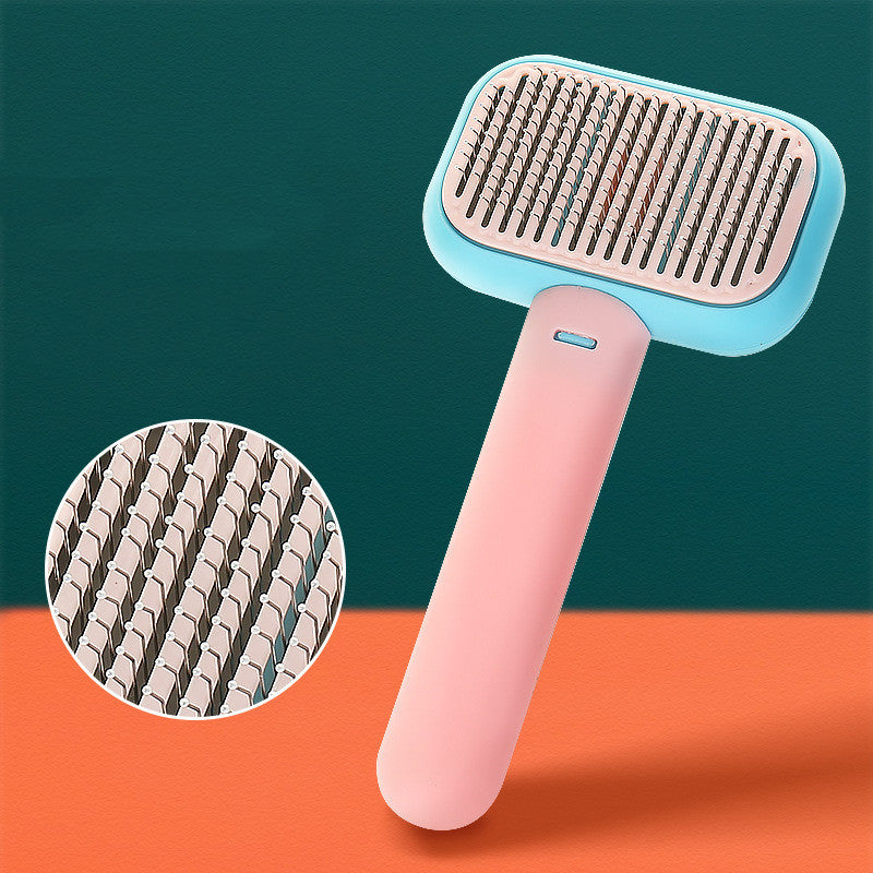 New Pet Cat Dog Hair Brush Hair Massage Comb Open-Knot Brush Grooming Cleaning Tool Stainless Steel Comb - Health and Wellness Innovations
