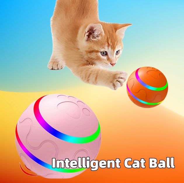 Pet New Cat Wicked Ball Toy Intelligent Ball USB Cat Toys Self Rotating Ball Automatic Rotation Ball - Health and Wellness Innovations