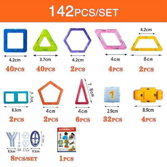 Magnetic Building Blocks DIY Magnets Toys For Kids Designer Construction Set Gifts For Children Toys - Health and Wellness Innovations
