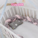 Baby Bumper Bed Braid Knot Pillow Cushion Bumper for Infant cuna Bebe lit Crib Protector Cot Bumper Room Decor - Health and Wellness Innovations