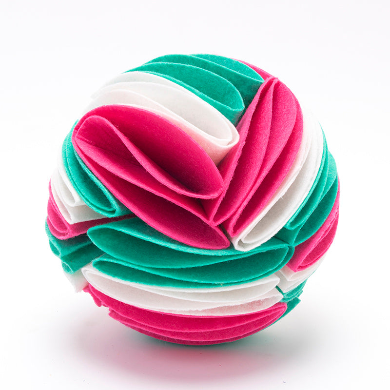 Foldable Dog Snuffle Ball Dog Training Toys Increase IQ Pet Cat Training Games Feeding Intelligence Toy - Health and Wellness Innovations