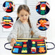 New Busy Book Children's Busy Board Dressing And Buttoning Learning Baby Early Education Preschool Sensory Learning Toy - Health and Wellness Innovations
