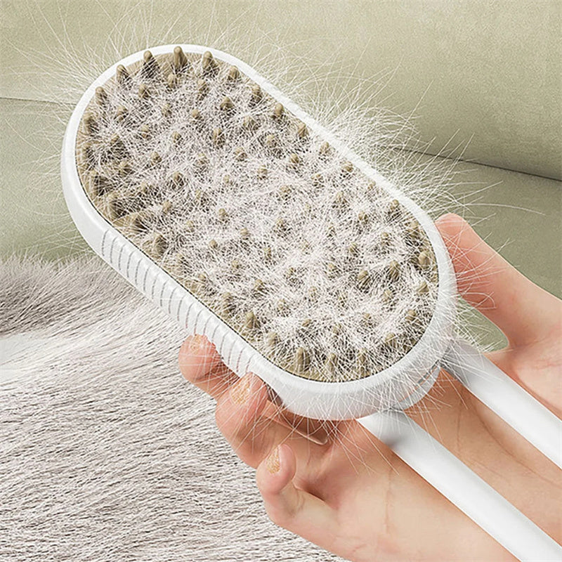 Cat Steam Brush Steamy Dog Brush 3 In 1 Electric Spray Cat Hair Brushes For Massage Pet Grooming Comb Hair Removal Combs Pet Products - Health and Wellness Innovations