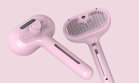 Pet Comb Self Cleaning Pets Hair Remover Brush For Dogs Grooming Tools Dematting Comb Built-in Mist Humidifier Pet Products - Health and Wellness Innovations