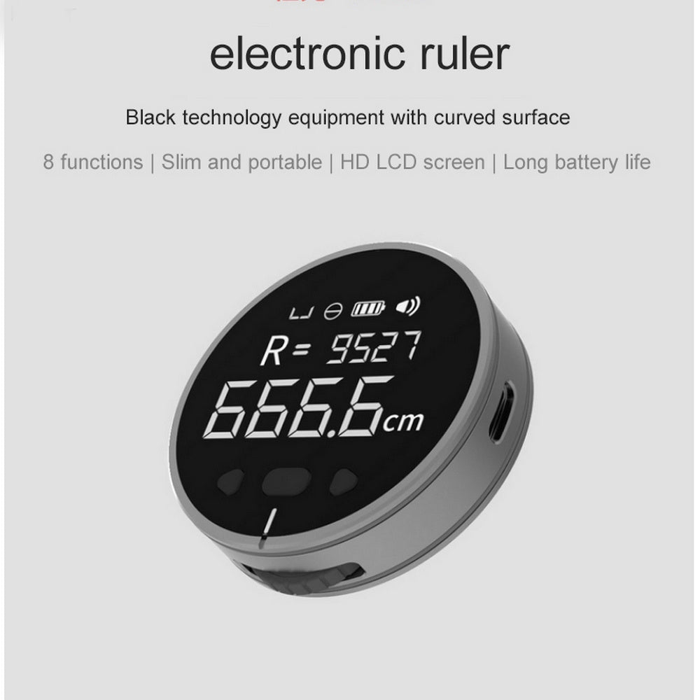 Distance Measuring Instrument Electronic Measuring Ruler Tape Measure High Definition Digital LCD High Precision Electronic Measuring Ruler Tool - Health and Wellness Innovations