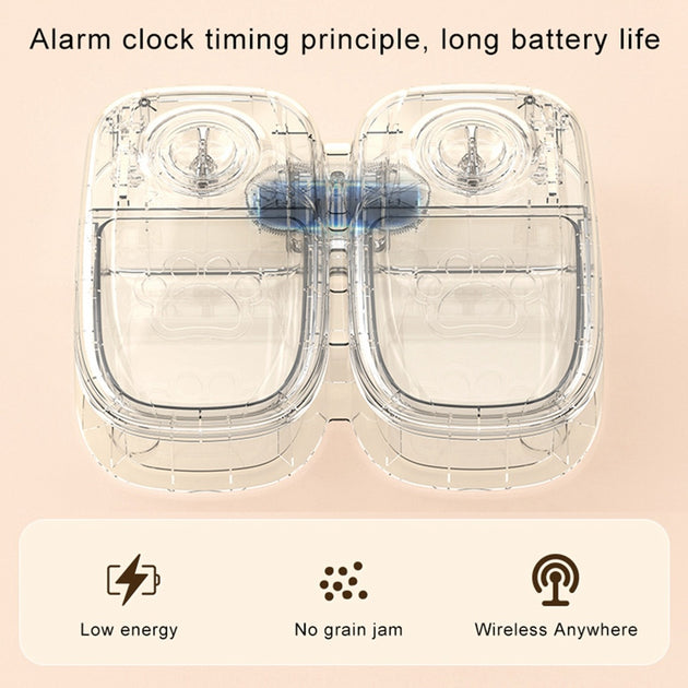 Automatic Pet Feeder Smart Food Dispenser For Cats Dogs Timer Stainless Steel Bowl Auto Dog Cat Pet Feeding Pets Supplies - Health and Wellness Innovations