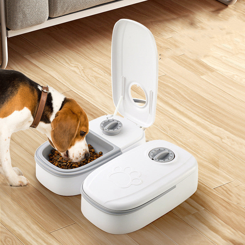 Automatic Pet Feeder Smart Food Dispenser For Cats Dogs Timer Stainless Steel Bowl Auto Dog Cat Pet Feeding Pets Supplies - Health and Wellness Innovations